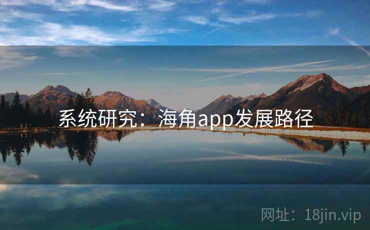 系统研究:海角app发展路径