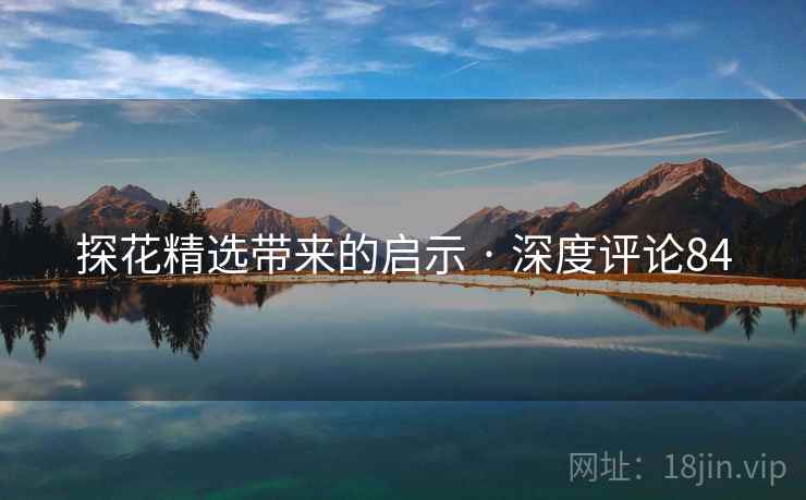 探花精选带来的启示 · 深度评论84