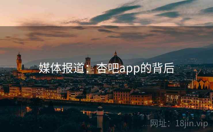 媒体报道:杏吧app的背后