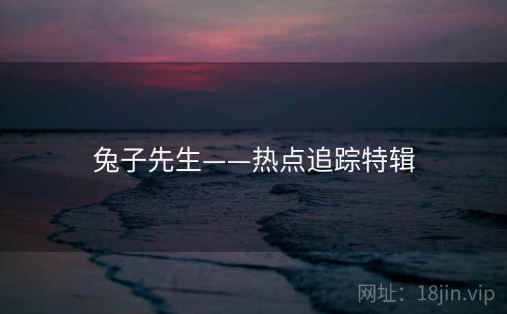 兔子先生——热点追踪特辑